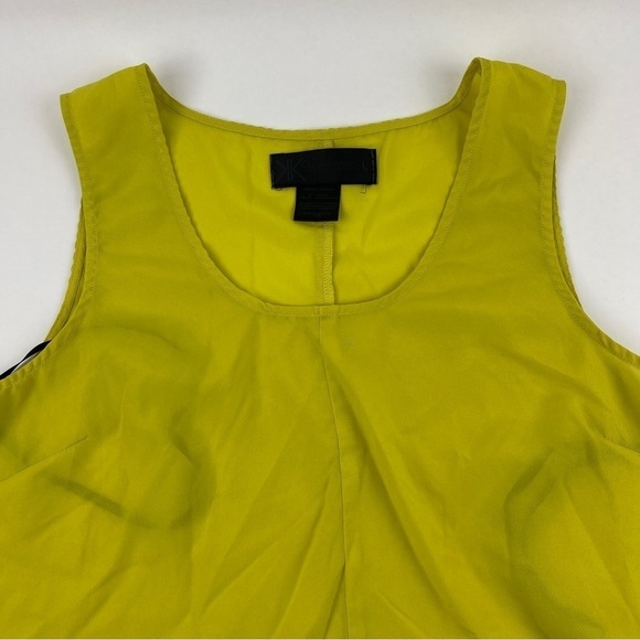 Kardashian Kollection Tank Top Womens Large Yellow Sheer - Picture 11 of 11